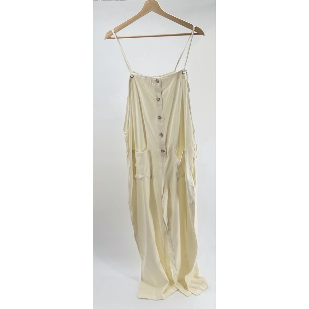 Billabong Beige Beach Cruiser Romper Spaghetti Straps Size XL / 14 **See Notes